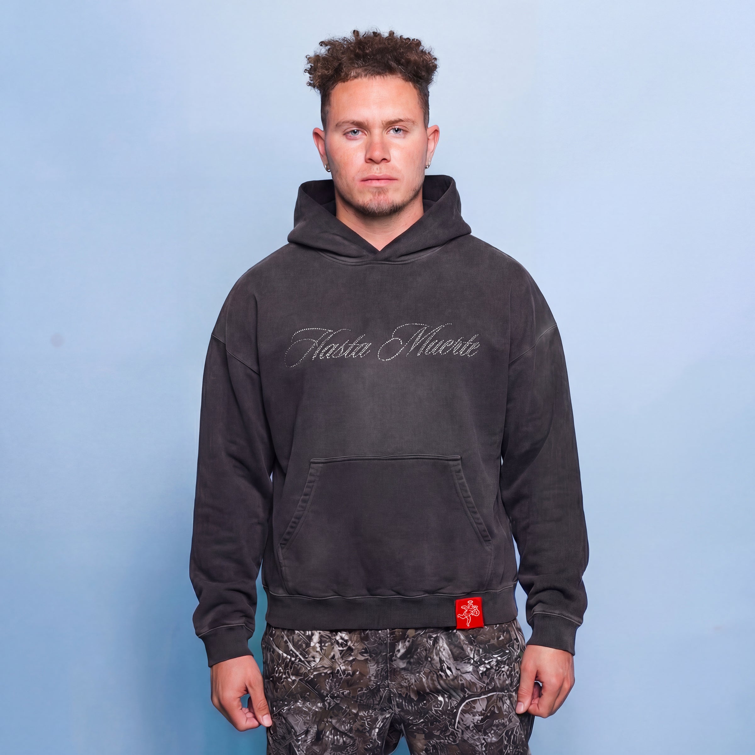 JESUS RHINESTONE POTASSIUM HOODIE