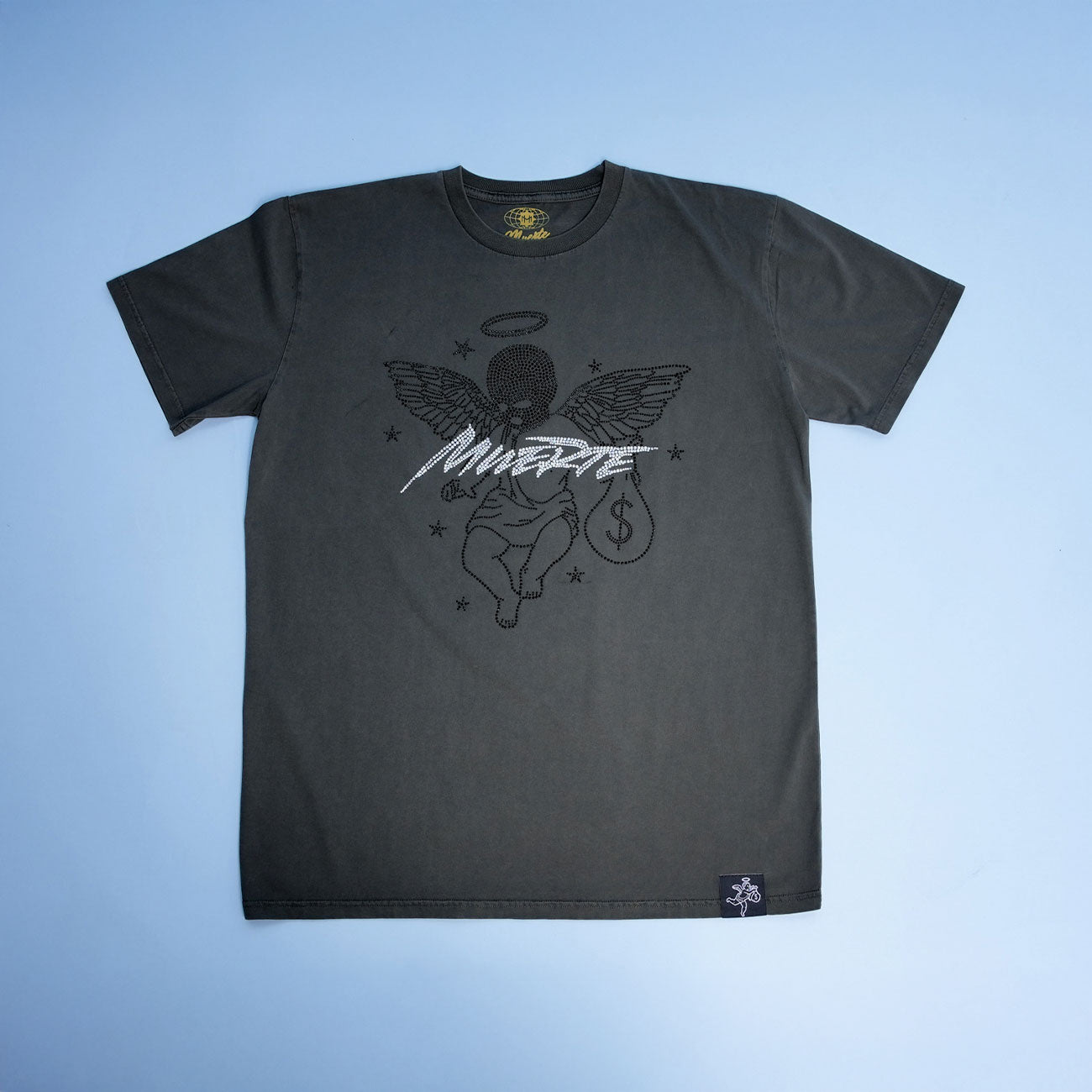 1 of 1 Muerte Script Rhinestone - Char