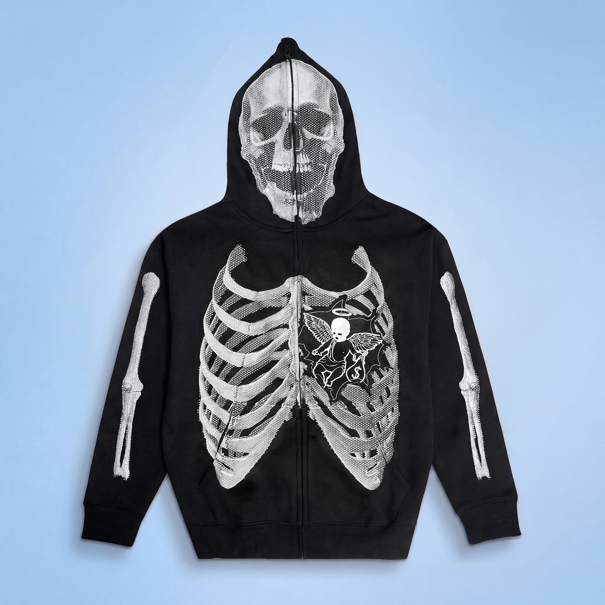 T3 HM Angel Cage Full Zip Hoodie
