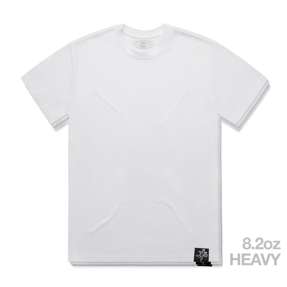 Camiseta blanca pesada - Básica