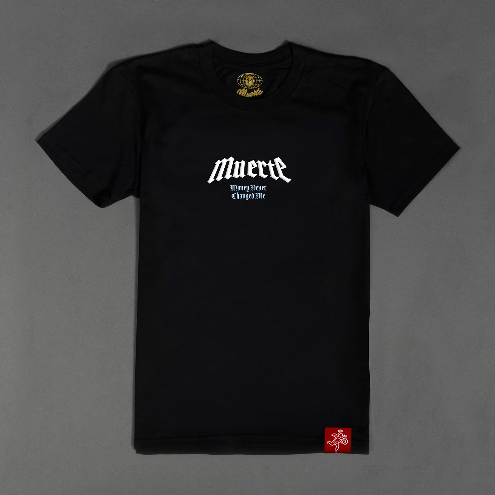 Money Never Changed Me Wolf - ULTRA HW Red Label Tee - Black