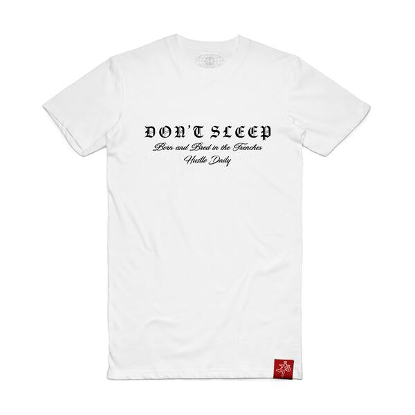 Don't Sleep Ben - ULTRA HW Red Label - WHITE Tee