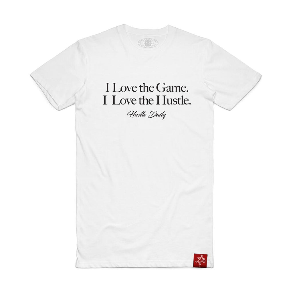 Love the Game Angel - ULTRA HW Red Label - WHITE Tee