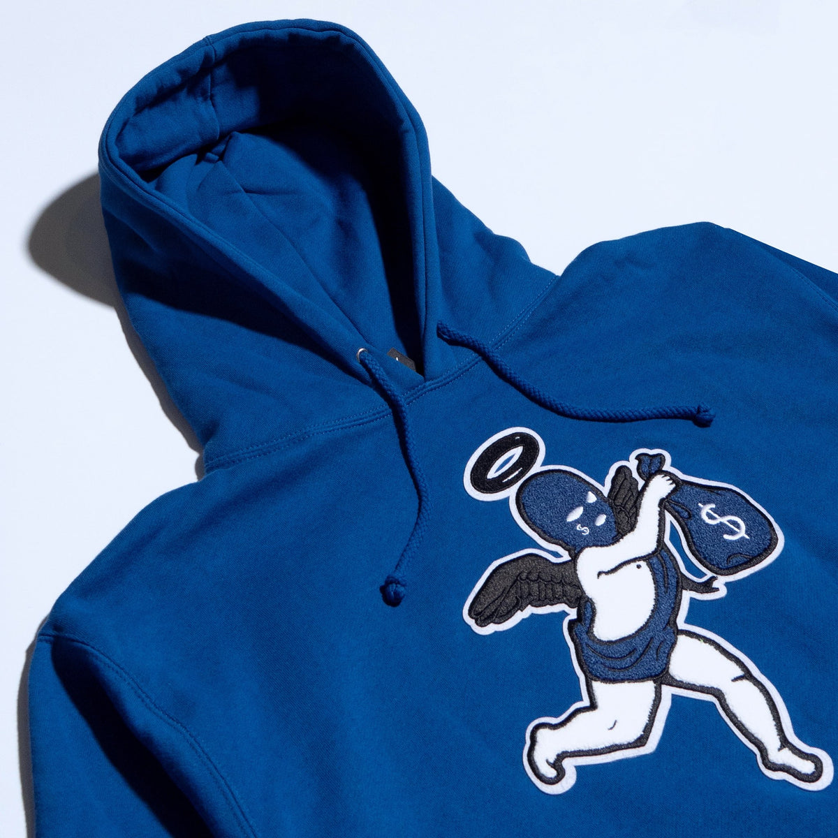 AJ13 HB SKI MASK ANGEL CHENILLE PATCH Hoodie HW Hastamuerte