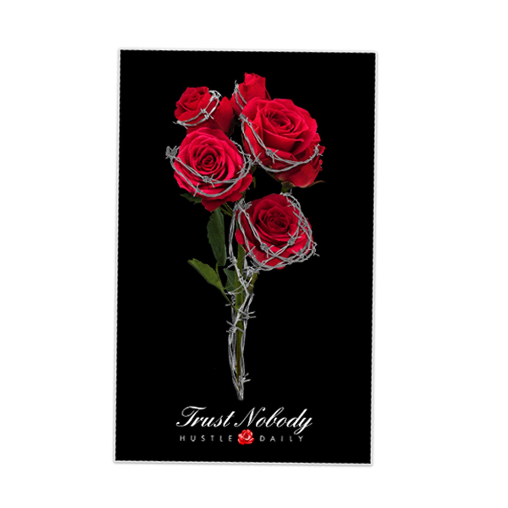 Barbed Roses Sticker