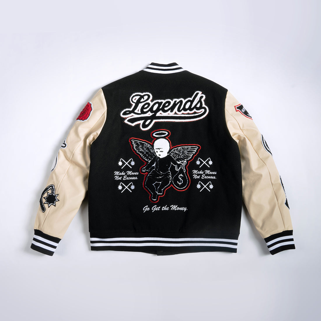 Ski Mask Angel Letterman Jacket Hastamuerte