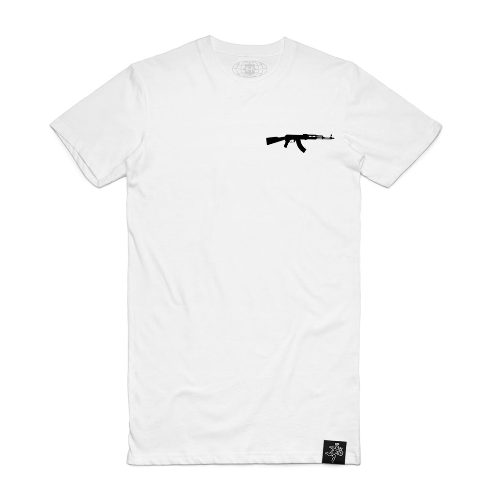 Black AK Logo Pocket Tee