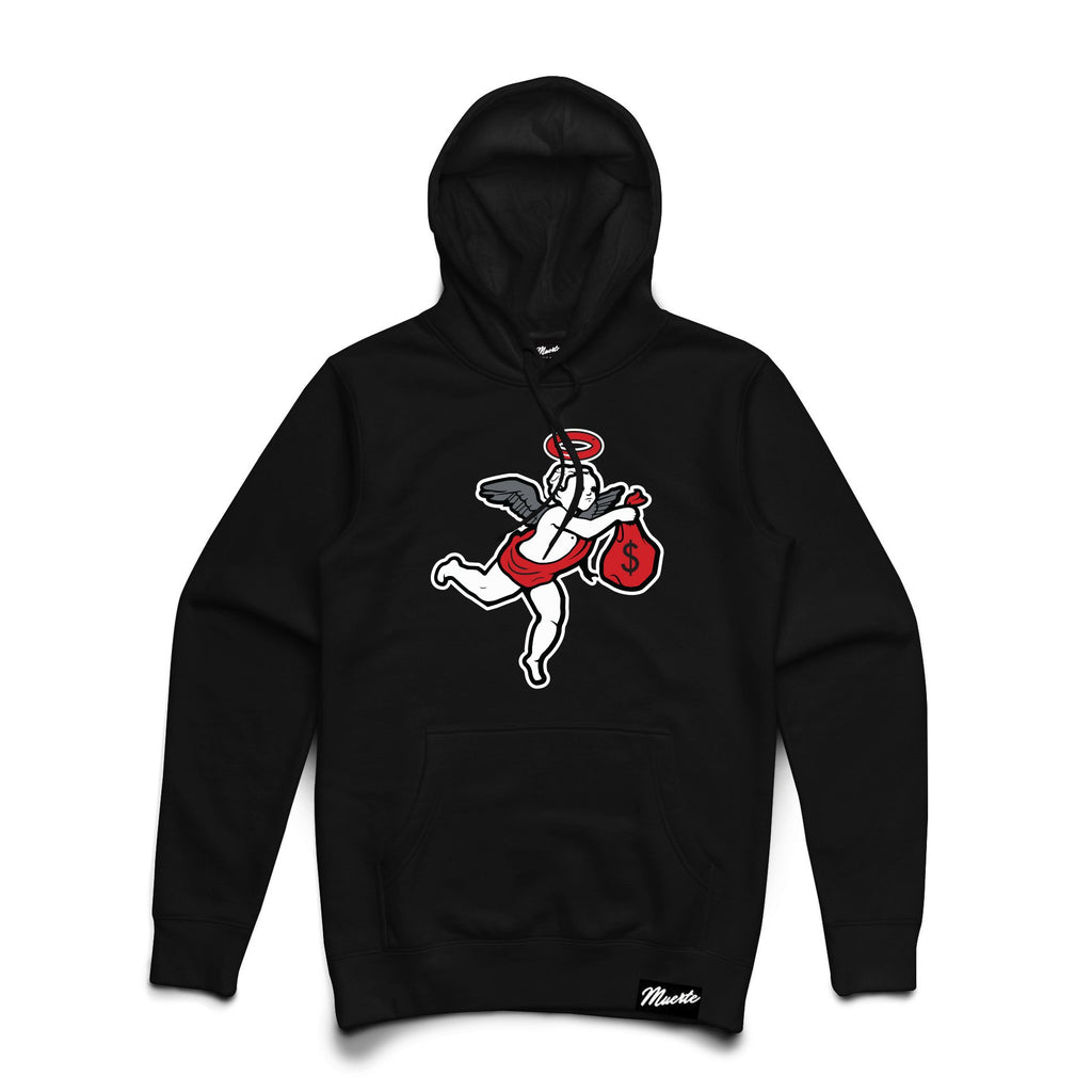 J11 Chenille Patch Angel Hoodie Big and Tall