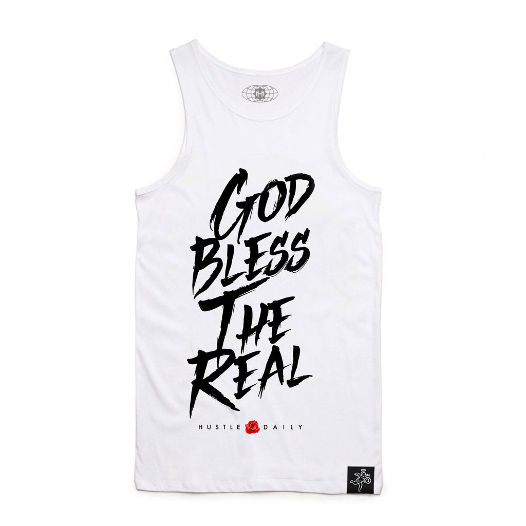 HT B - GOD BLESS THE REAL tank top