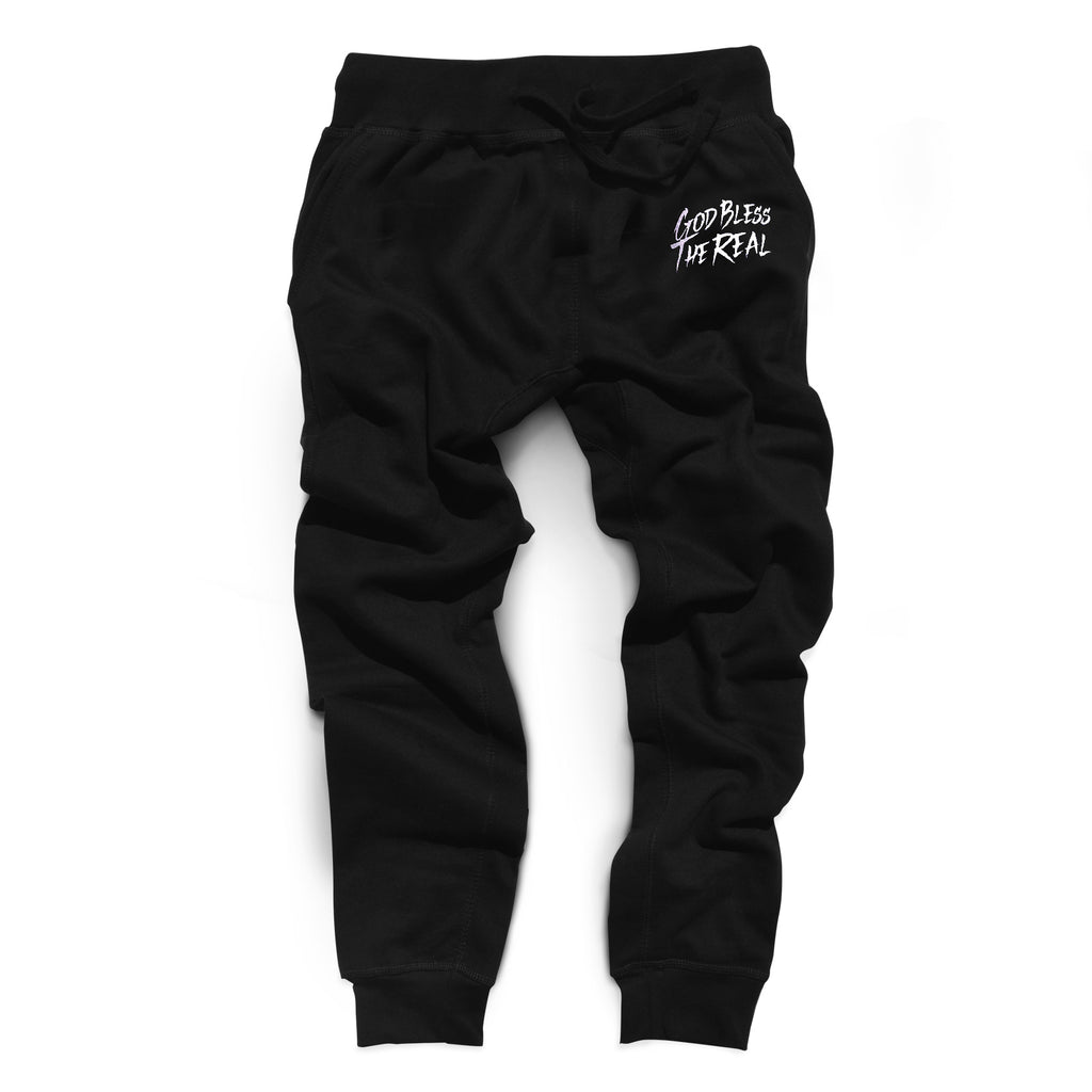God Bless The Real - Joggers BLACK