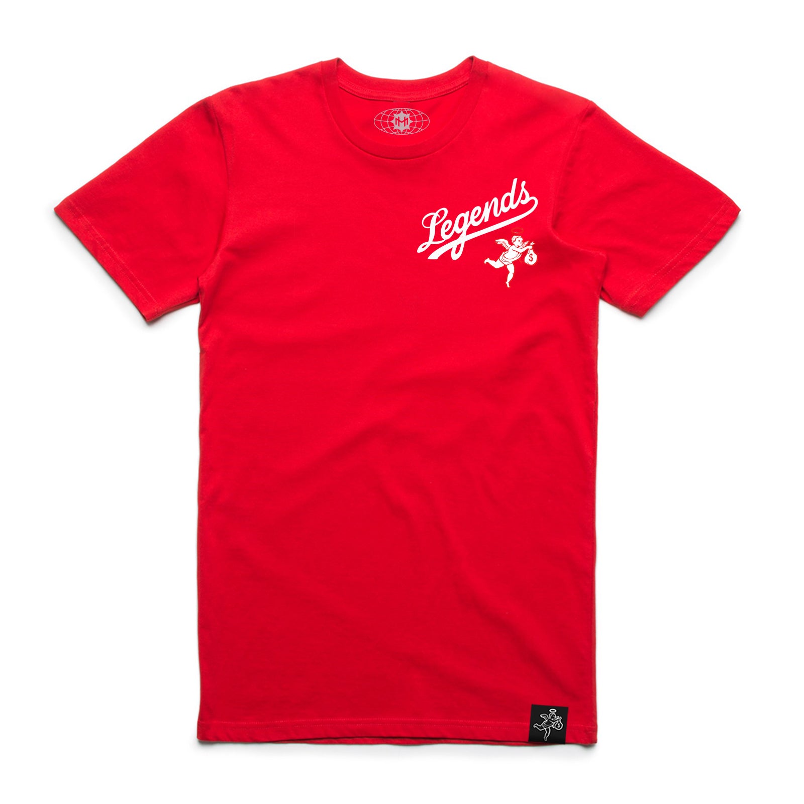 Camiseta con logo de bolsillo AJ BRED Legends Angel