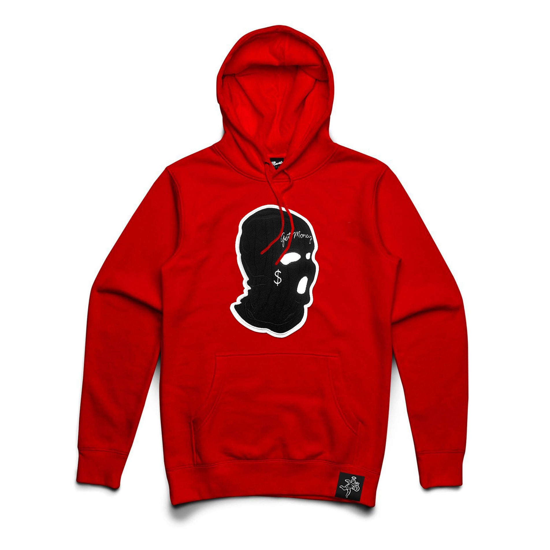 AJ11 GET MONEY MASK CHENILLE PATCH Hoodie Big and Tall