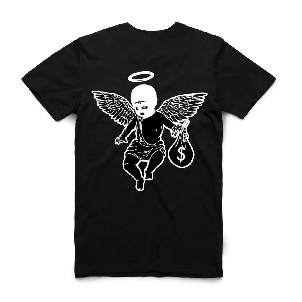 Money Motivated Angel Tee (front/back)