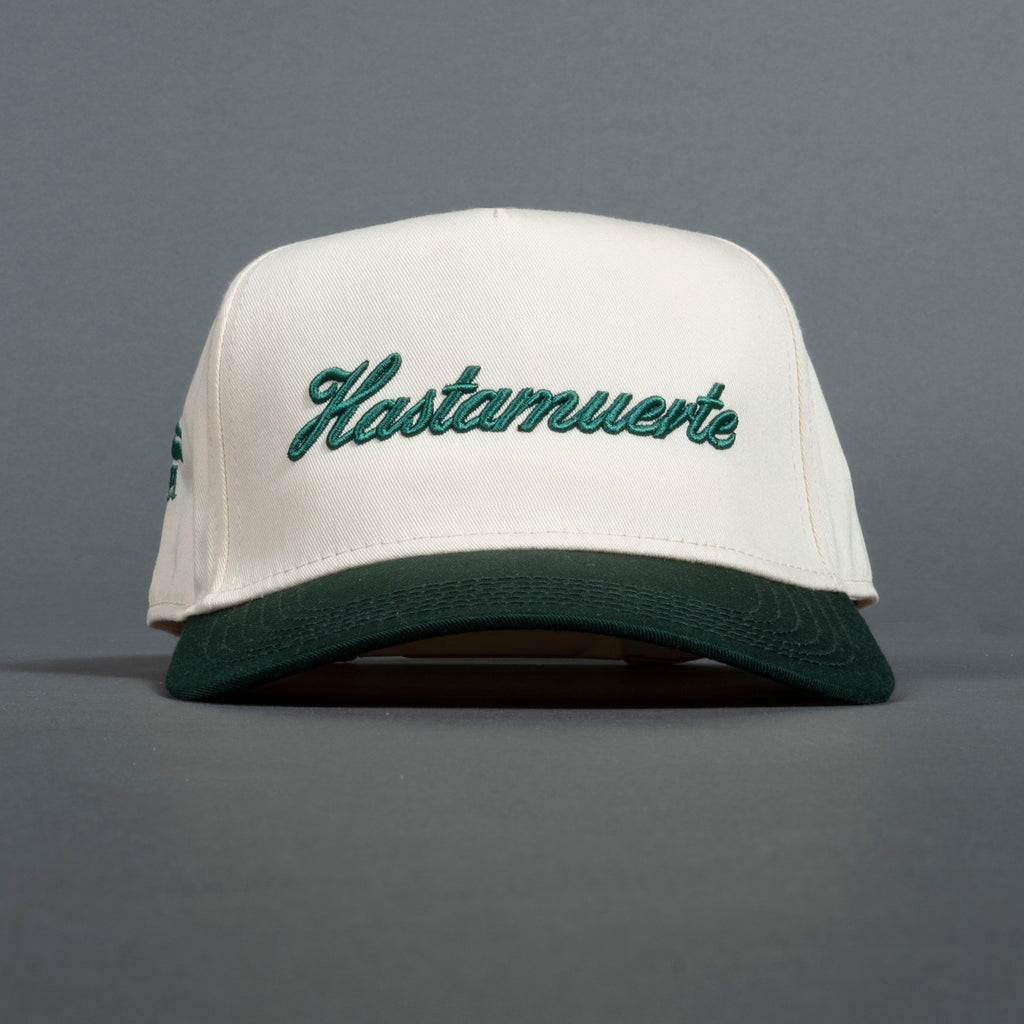 HM HD Flags Baseball Cap - Natural / Dark Green