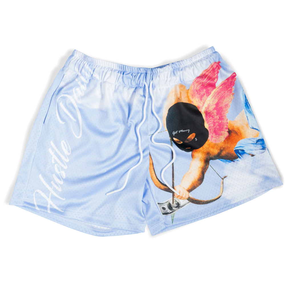 Blue One Shot Shorts